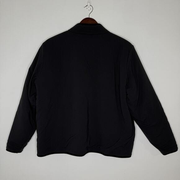 Topo Designs Jacket Mens Small Black Reversible Sherpa Fleece Zip Pockets - Picture 3 of 11